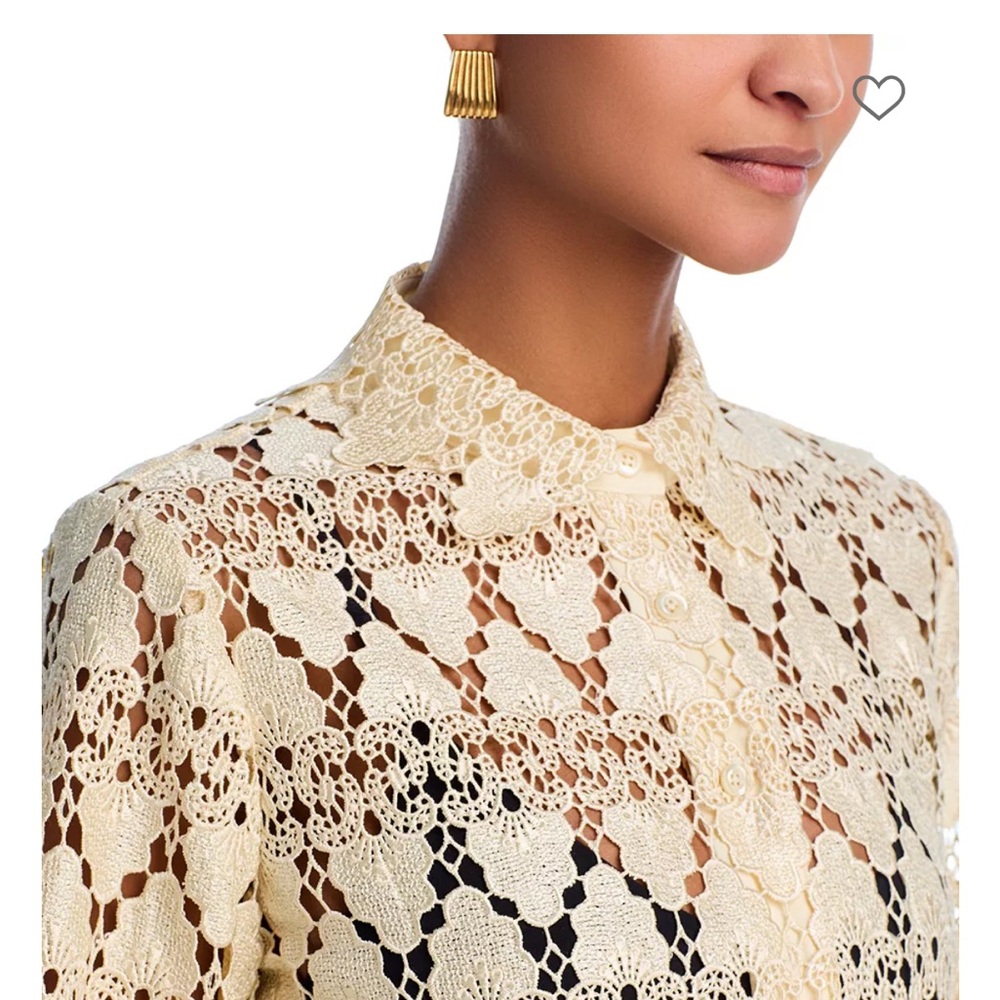 Frame Denim Lace Blouse - Picture 5 of 8